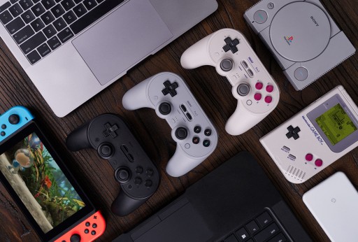 8BitDo Pro 2 Grey v2 Pad с эффектом Холла Bluetooth Android Apple ПК-переключатель