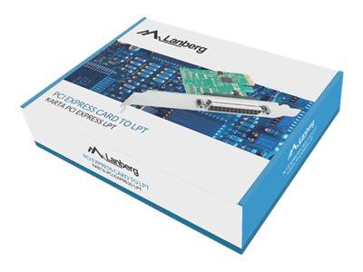 Карта расширения LANBERG PCI-Express LPT DB25 + низкопрофильный кронштейн