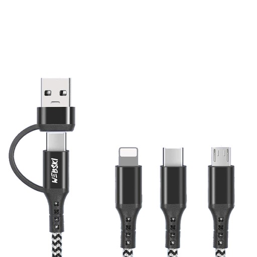 Комплект переходных кабелей USB/C с тремя адаптерами переменного тока/Apple LT