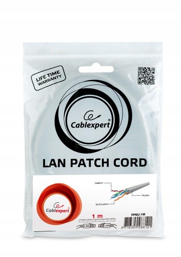 PatchCord LAN Ethernet RJ45 CAT6 UTP 1M Сетевой кабель