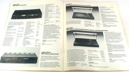 КАТАЛОГ ПРОГРАММ BRAUN HiFi, 1978 г.