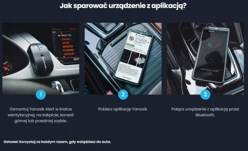 Yanosik Alert Предупреждение пульт дистанционного управления для приложения