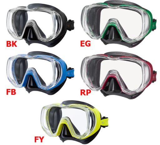 МАСКА ДЛЯ ДАЙВИНГА TUSA M3001 QB FREEDOM TRI-QUEST 5 цветов