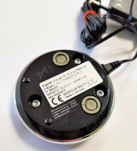 Siemens Gigaset SL3 Silver Charger