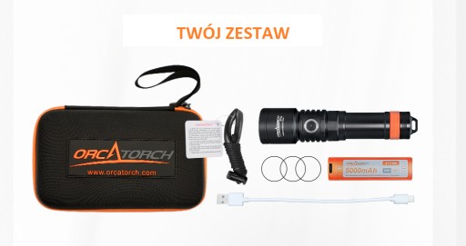 Фонарь для дайвинга Orca Torch D710