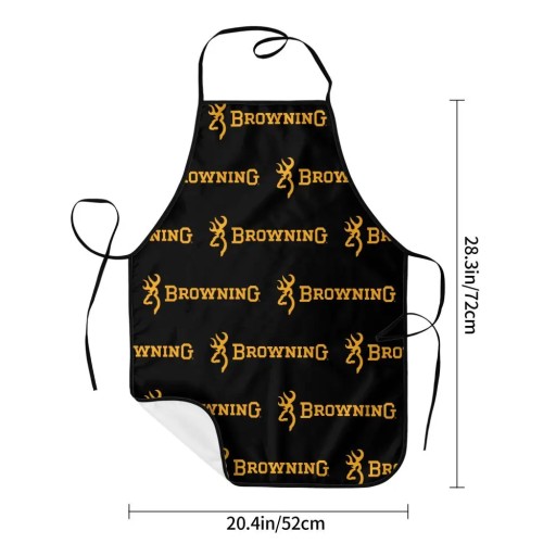 Забавные фартуки Browning для мужчин и женщин для взрослых, унисекс, кухонный нагрудник для шеф-повара, стол
