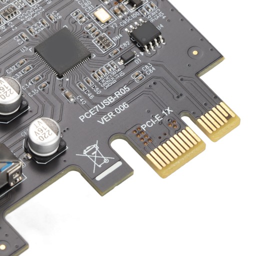 7-портовая плата расширения PCI 7-портовый USB 3.2 Gen1 5 Высокоскоростная передача