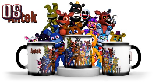 Волшебная кружка «Five Nights at Freddy’s» + имя