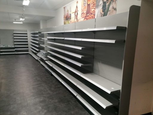 Металлические ПОЛКИ МАГАЗИНСКИЕ Металлическая ПОЛКА МАГАЗИНСКАЯ, двусторонняя стенка