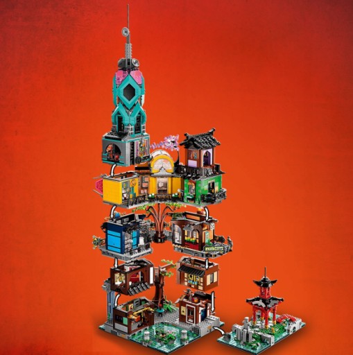 LEGO NINJAGO BLOCKS 71741 ГОРОДСКИЕ САДЫ ДЛЯ ОБЩЕНИЯ