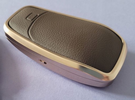 Etui obudowa na kluczyk do Mercedes Brązowy