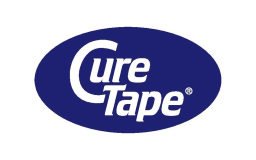Taśma do kinesiotapingu tejpy CURETAPE CLASSIC do CIAŁA i TWARZY RÓŻOWA