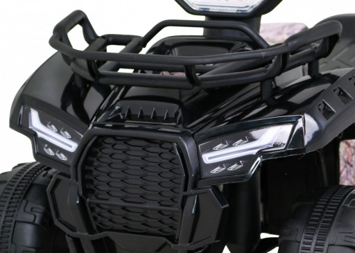 Quad Storm на батарейках для детей, черный + мотор 25 Вт + MP3 USB + светодиод