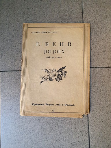 НАБОР АНТИЧНЫХ МУЗЫКАЛЬНЫХ НОТ - 10 НОТ - KRAKOW SHEET MUSIC