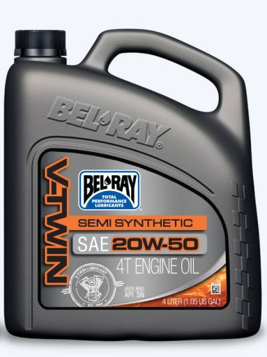 Полусинтетическое масло Bel-Ray V-Twin 4T 4л 20W-50