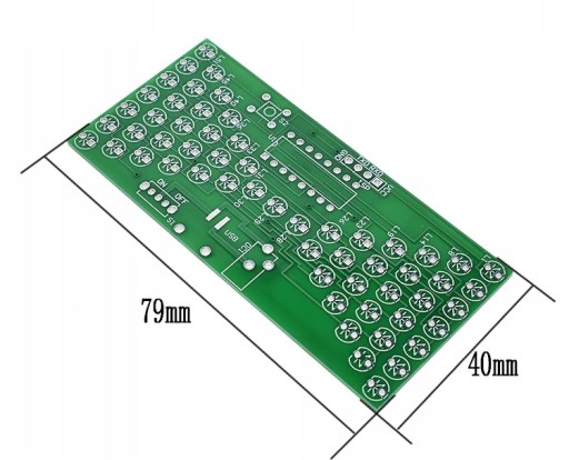 Электронные песочные часы 57 LED для уроков пайки.