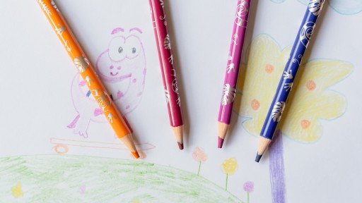 НАБОР КАРАНДАШЕЙ BIC KIDS EVOLUTION ILLUSION, 24 шт., стираемые мелки «ШКОЛА»