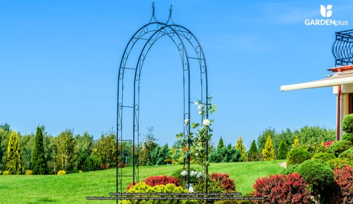 Садовая пергола с металлической аркой СО стрелой Elgarden 2000 г.