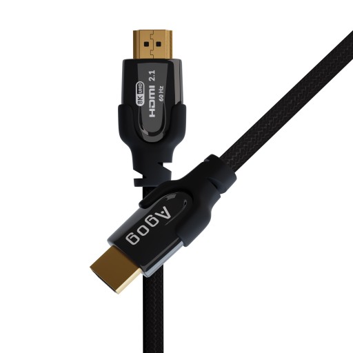 КАБЕЛЬ AGOG HDMI 2.1 8K 60 Гц 4K@120 Гц ETHERNET МЕДНАЯ HDR ОПЛЕТКА 1 м