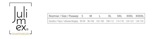 Julimex 119 утягивающее боди под грудью бежевое М