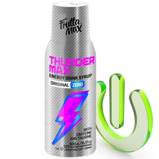 Сироп для газировки FruttaMax ENERGY DRINK LIGHT карбонизатор 500 мл на 12 ЛИТРОВ
