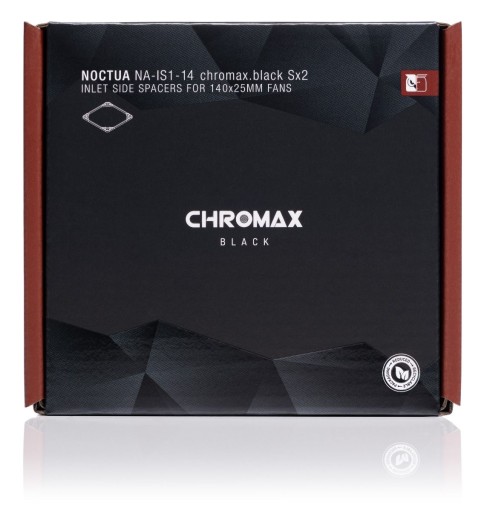 NOCTUA NA-IS1-14 Nx2 CH.BK. ПРОСТАВКА CHROMAX 140 мм