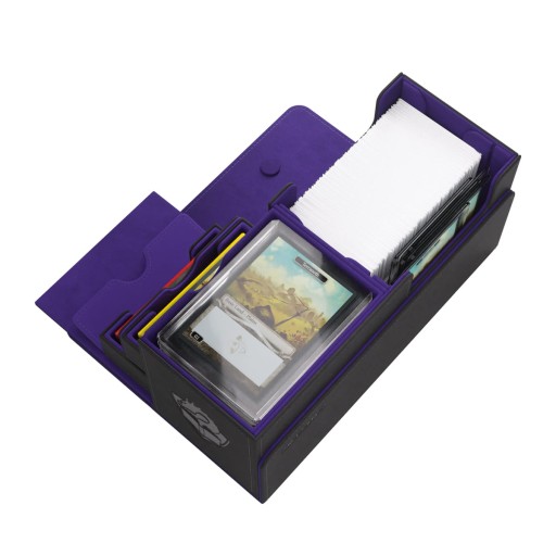 Gamegenic: Коробка для карт Academic 133+ XL — черный/фиолетовый