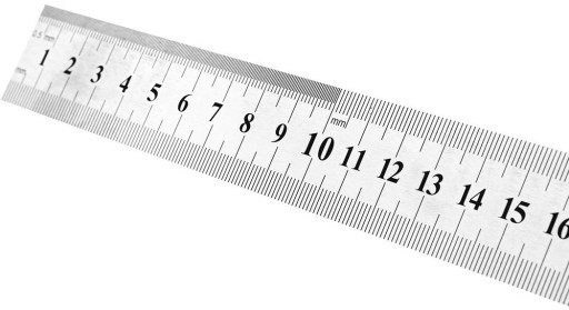 Przymiar liniowy linijka 50 cm stal nierdzewna NEO