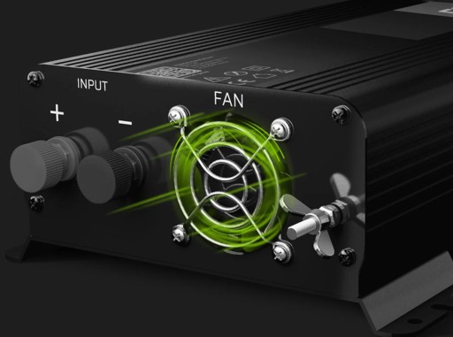 Преобразователь GREEN CELL Pro 12 В/230 В, 500 Вт/1000 Вт