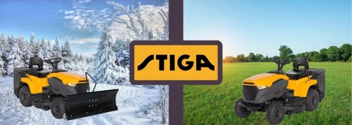 STIGA ESTATE 384 САДОВЫЙ ТРАКТОР СНЕЖОПЛУГ 120 СМ + АКСЕССУАРЫ