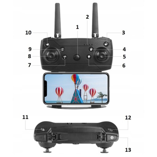 DRON E90 PRO KAMERY 4K WIFI HD ZABAWKA ZAWIS 250m