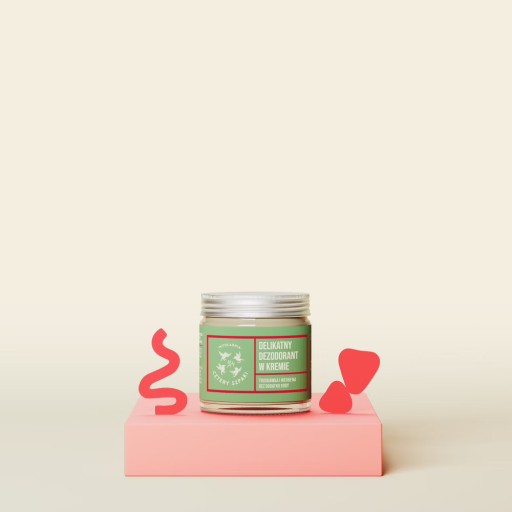Mydlarnia Cztery Szpaki Dezodorant w kremie - truskawka i werbena 60ml