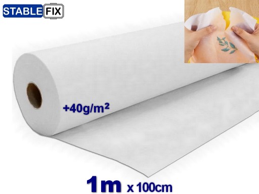 ZESTAW TESTOWY Flizelina do Haftowania 4x Różne rodzaje | 1m x100cm
