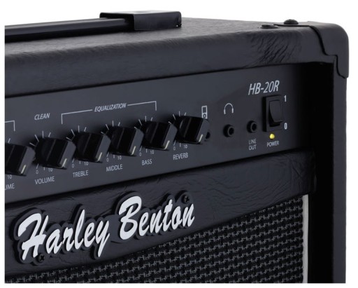 Harley Benton HB-20R — комбоусилитель для гитары 20 Вт, вход для смартфона