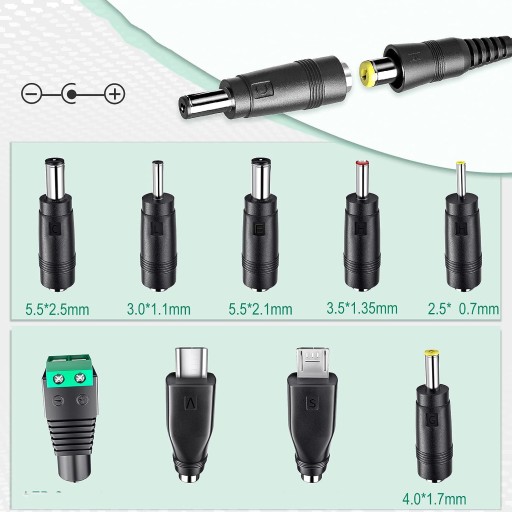 ZASILACZ UNIWERSALNY REGULOWANY 30 W 3-12V ZASILACZ ADAPTER SIECIOWY AC/DC