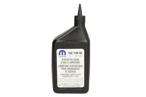 ОРИГИНАЛЬНОЕ ТРАНСМИССИОННОЕ МАСЛО ДЛЯ МОСТА MOPAR 75W90