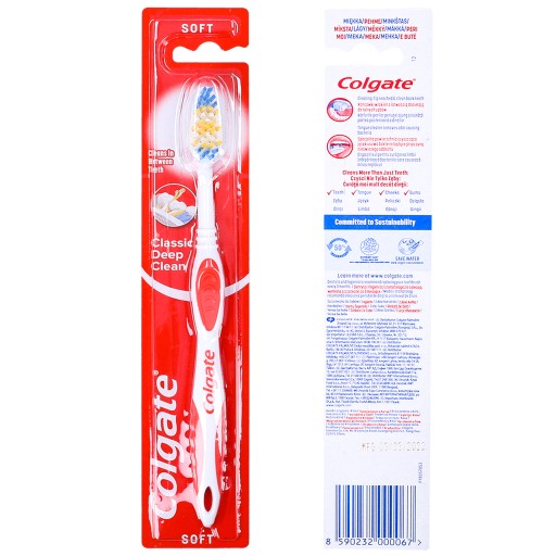 Мягкая зубная щетка Colgate Classic 1 шт.
