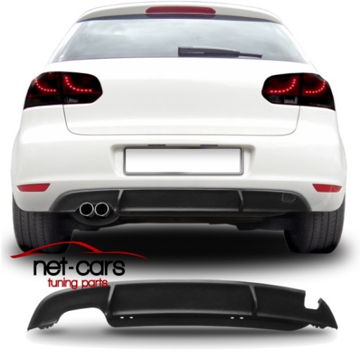 ДИФФУЗОР, ЮБКА БАМПЕРА VW GOLF 6 GT GTI УЗОР