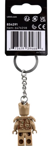 LEGO 854291 Ключевое кольцо с Groot / Marvel Brot Key Ring Новое