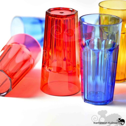 SZKLANKA Z POLIWĘGLANU nietłukąca BRĄZOWA 360ml