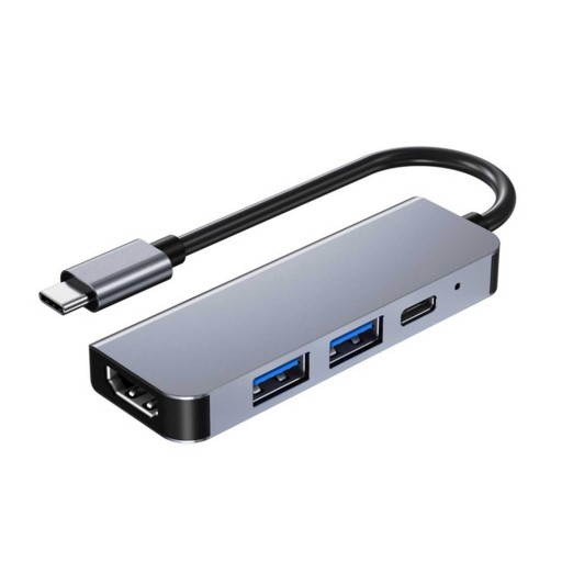 Многопортовое устройство чтения карт памяти 6 в 1 Адаптер HDMI 4K