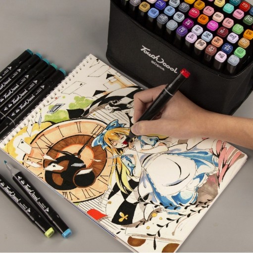 НАБОР АЛКОГОЛЬНЫХ МАРКЕРОВ ИЗ 48 ШТ. В КОРОБКЕ ARTISTIQ TOUCH COOL PRO+ BAG
