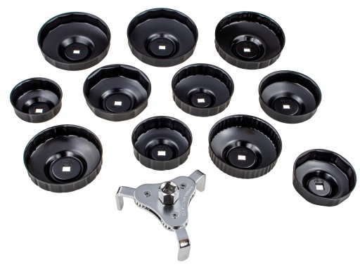 ТОРЦЕВЫЕ КЛЮЧИ, НАСАДКИ ДЛЯ МАСЛЯНЫХ ФИЛЬТРОВ 13 EL + КЛЮЧ 63MM-102MM
