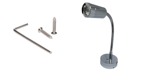 ИНТЕРЬЕРНАЯ ЛАМПА ДЛЯ ЯХТЫ LED 2Вт 12/24В USB
