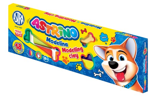 ASTRA MODELINA Astrino 18 Kolorów POLSKI produkt 18x11g