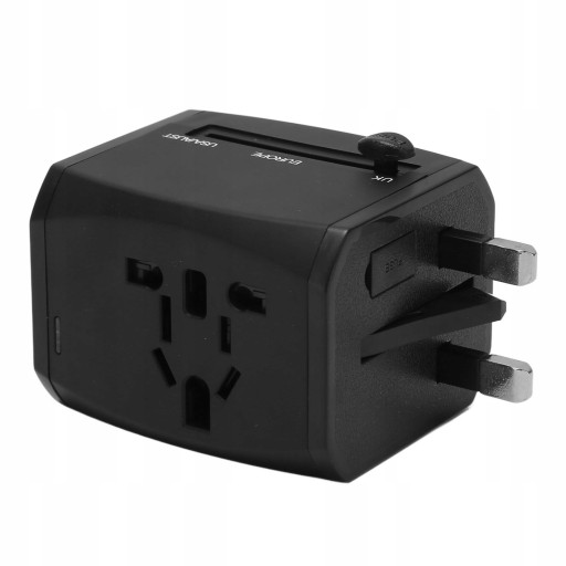 Универсальный дорожный адаптер USB C 6A 2xUSB3.0A