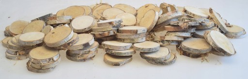 Деревянные ломтики, деревянный диск 4-10 см - 3 кг!