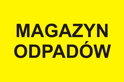 № 34 ХРАНЕНИЕ ОТХОДОВ (желтый) ПРЕДУПРЕЖДАЮЩАЯ ТАБЛИЦА