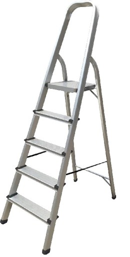 DRABINA DOMOWA STALOWA 3M LEKKA WYTRZYMAŁA 1x5