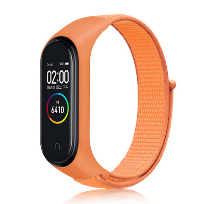 РЕМЕНЬ ДЛЯ XIAOMI MI BAND 4 5 6 7 НЕЙЛОНОВЫЙ РЕМЕНЬ НА ЗАВИСКЕ